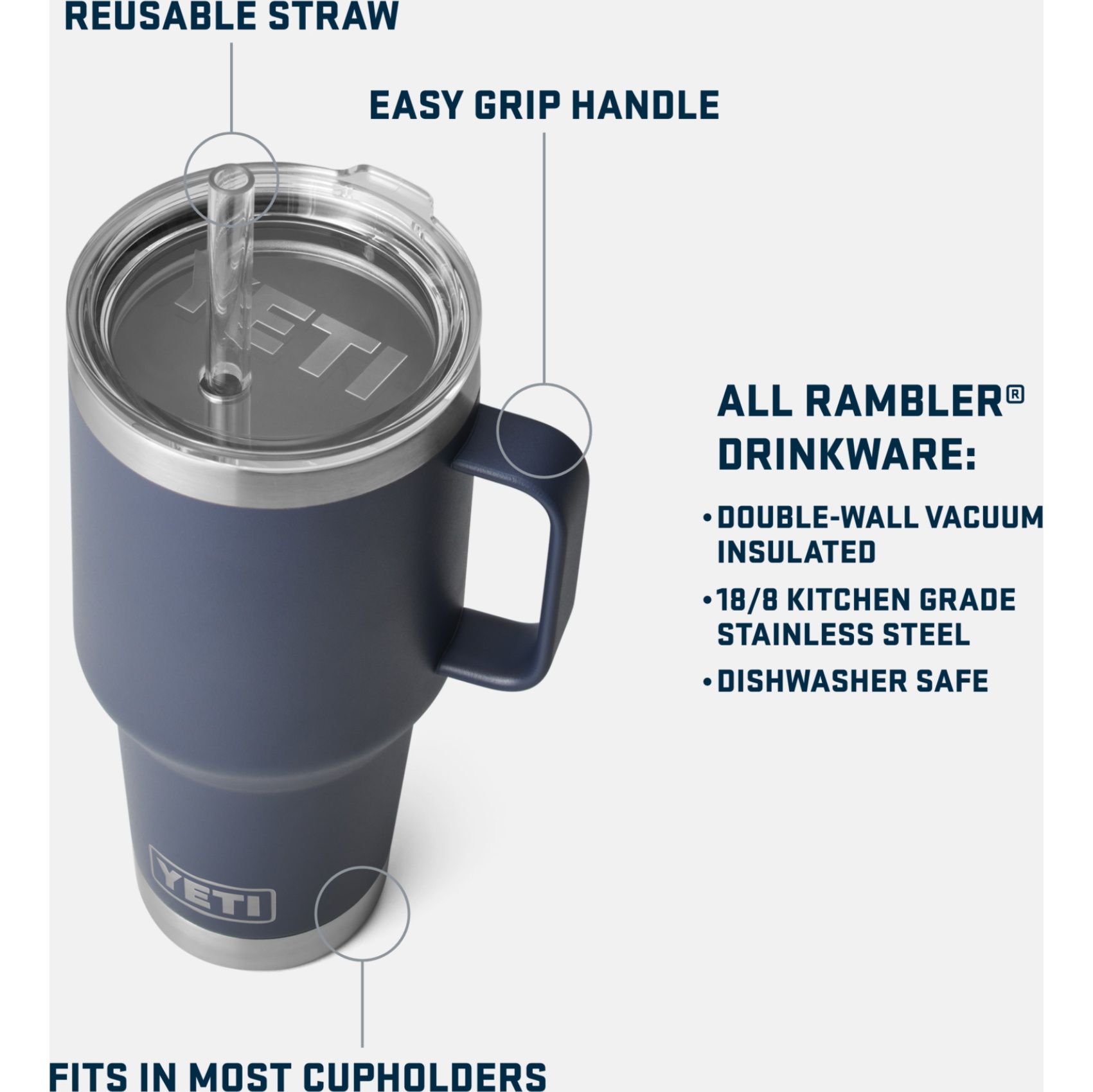 2026 YETI Rambler 35 OZ Straw Mug 70000002873 - Tropical Pink